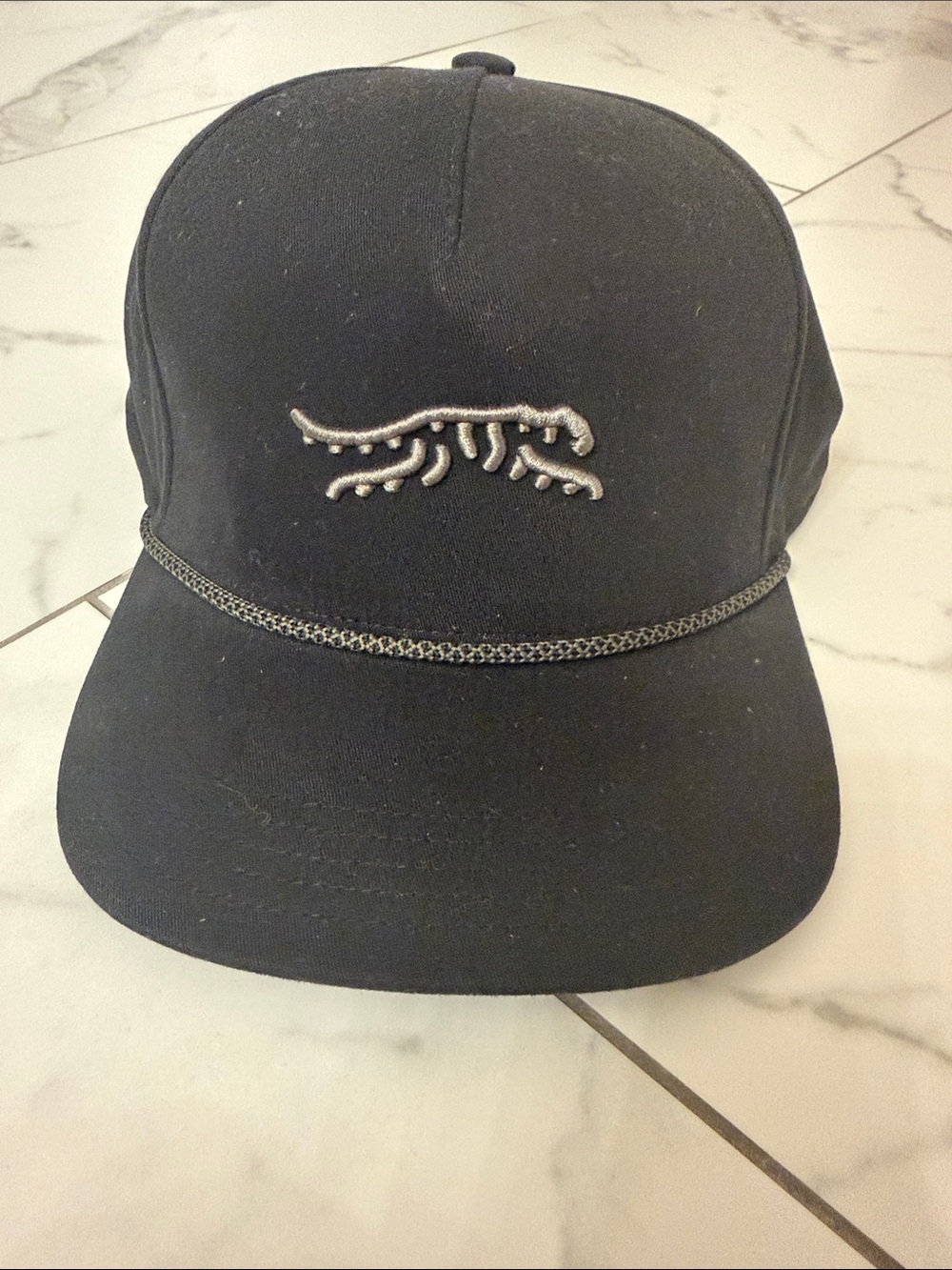 Icon Performance Rope 5 Panel Snapback in Black - Picture 2 of 5